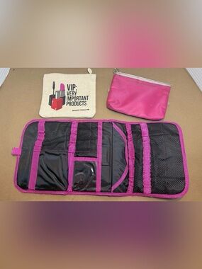 Pink Travel Cosmetic Organizer Set by Unknown Brand